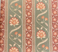 Gulbagh Stripe Wallpaper – Sage & Terracotta