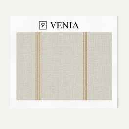 Oslo Stripe Fabric - Ochre