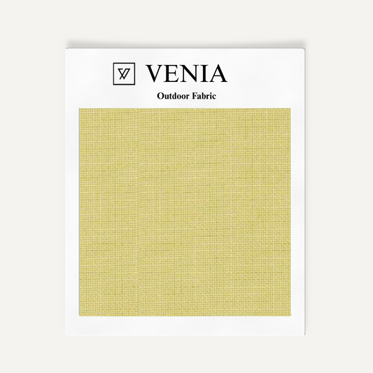 All-Weather Textured Fabric - Lemon