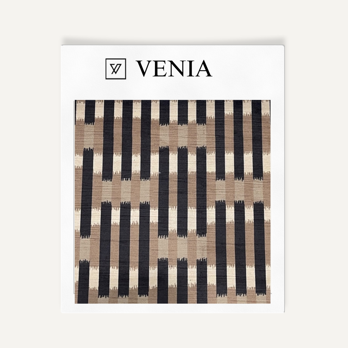 Marrakesh Stripe Fabric - Brown