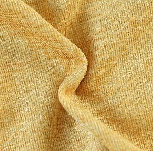 Loom Chenille Fabric - Yellow