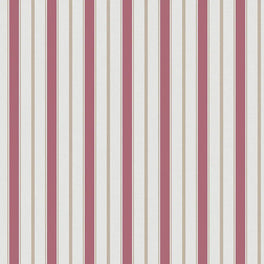 Balanced Stripes Wallpaper – Candy Pink