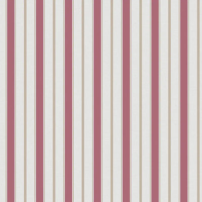 Balanced Stripes Wallpaper – Candy Pink