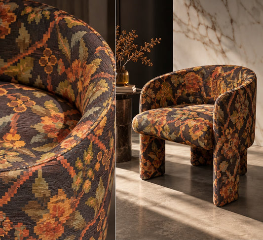 Emberwood Fabric - Black