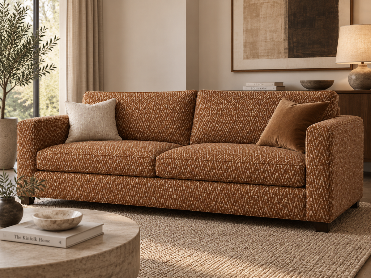 Grain Performance Fabric - Rust