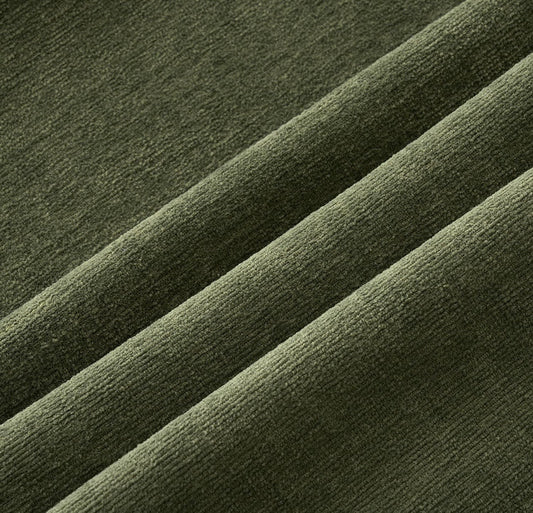 Loom Chenille Fabric - Moss Green