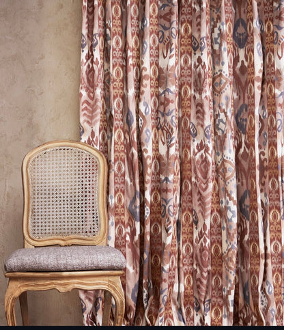 Echoes of Ikat Fabric - Terracotta