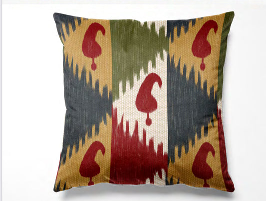 Sprout Fabric – Maroon Motif