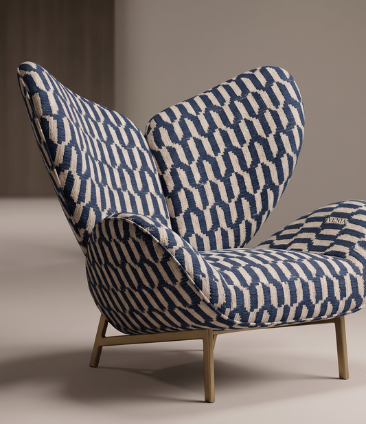 Bastian Fabric - Navy Blue