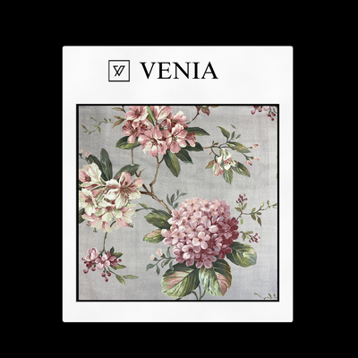 Bloom Reverie Fabric - Grey