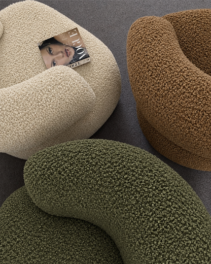 Performance Bouclé Fabric - Beige