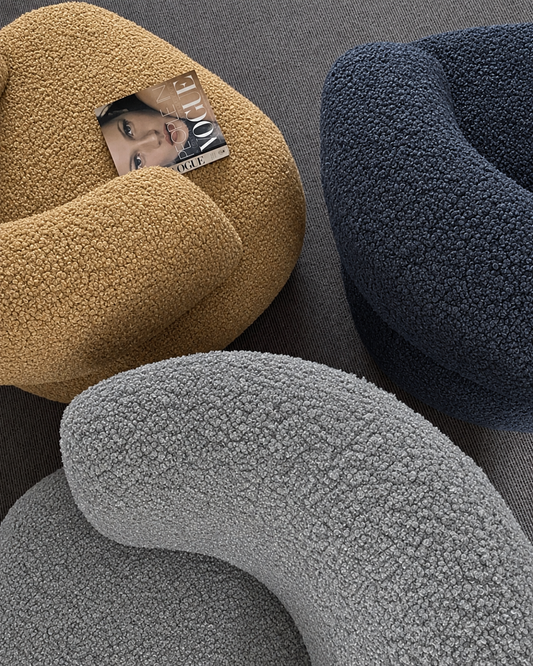 Performance Bouclé Fabric - Grey