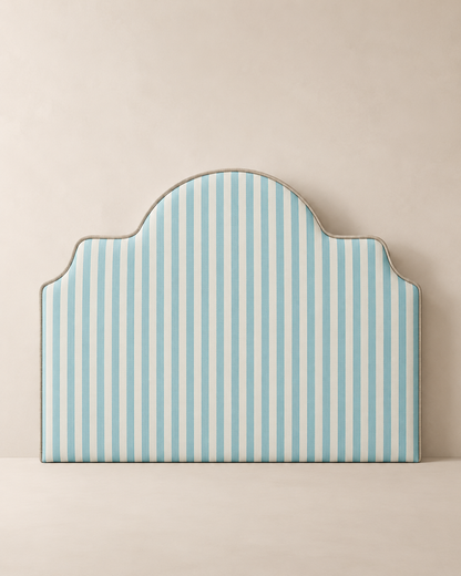 Classic Stripe Fabric - Sky Blue