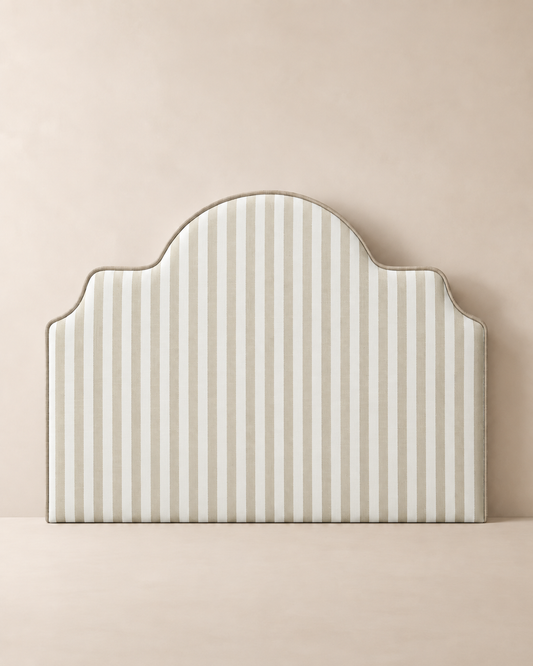 Classic Stripe Fabric - Beige