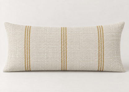 Oslo Stripe Fabric - Ochre