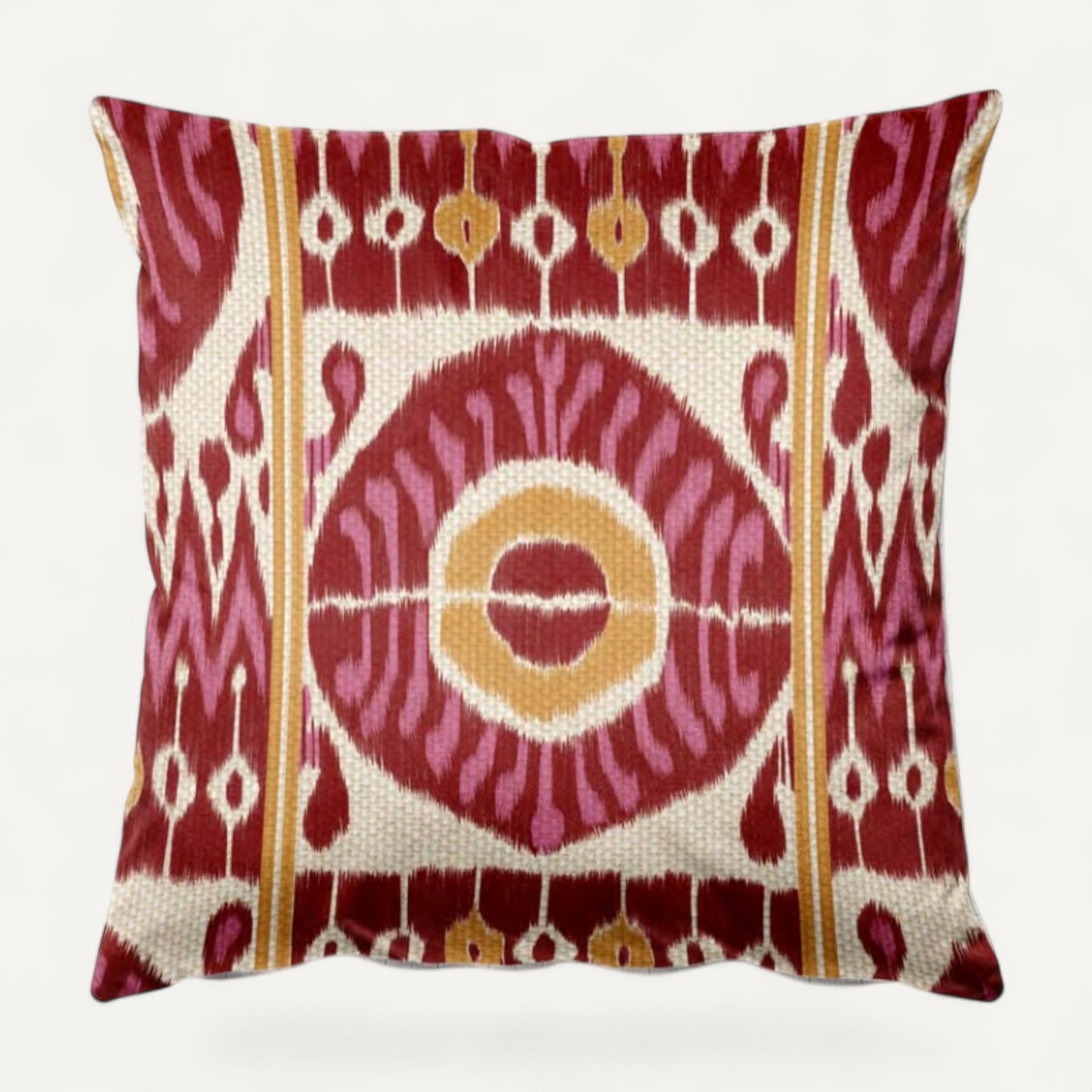 Grand Medallion Pink Cushion
