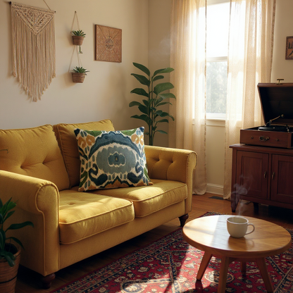 Medallion Motif Cushion - 2