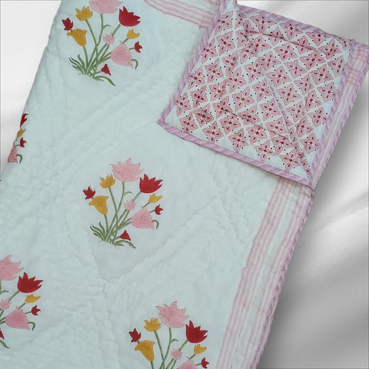 Jaipuri-razai-cotton-quilt-block-print-pink