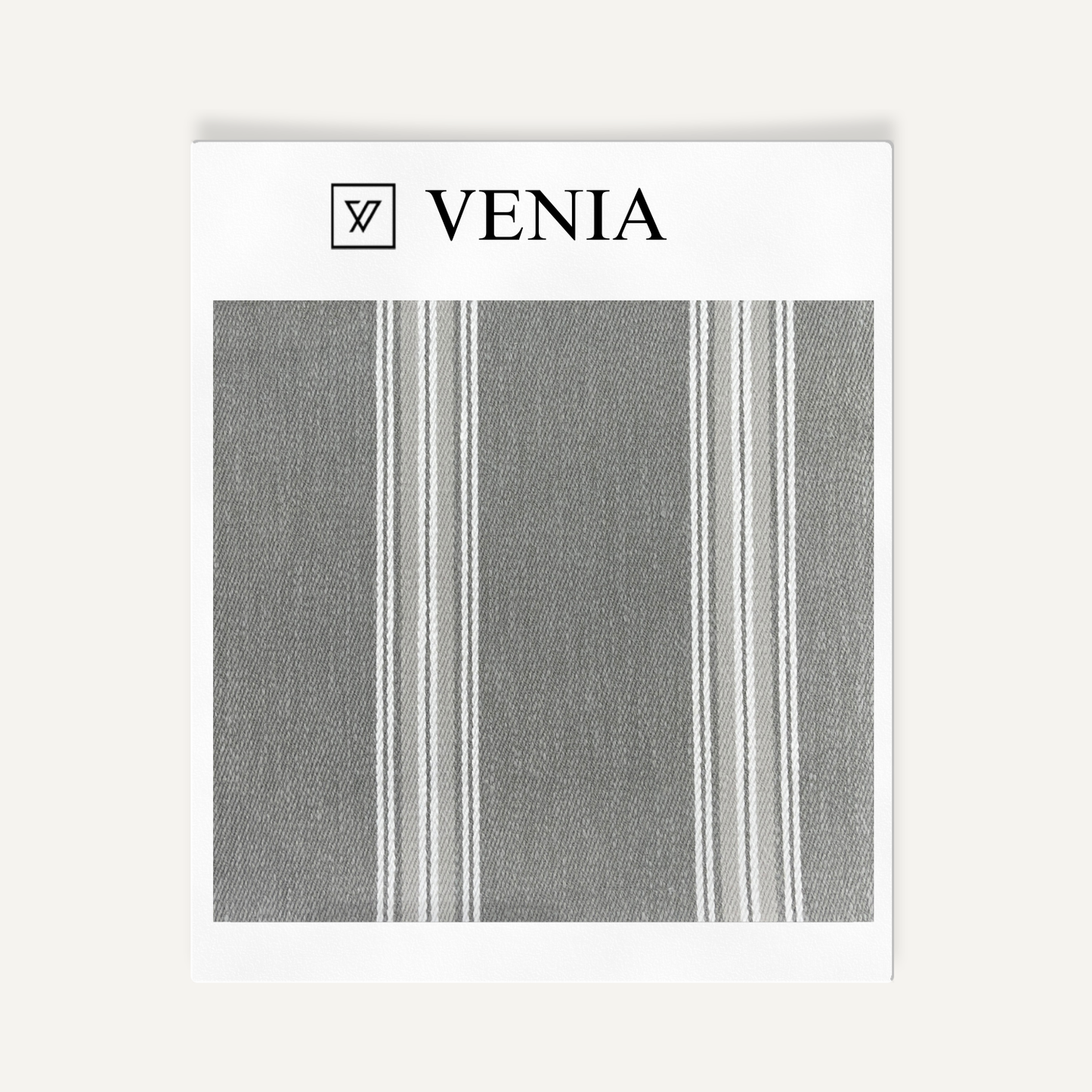 Shadow Stripes Fabric - Grey