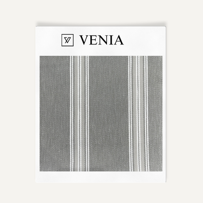 Shadow Stripes Fabric - Grey