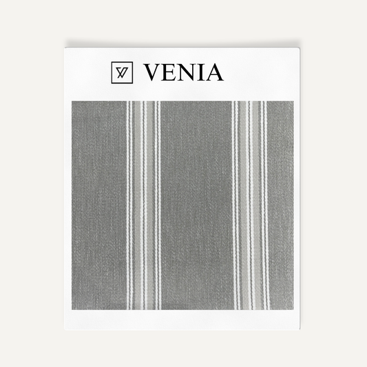Shadow Stripes Fabric - Grey