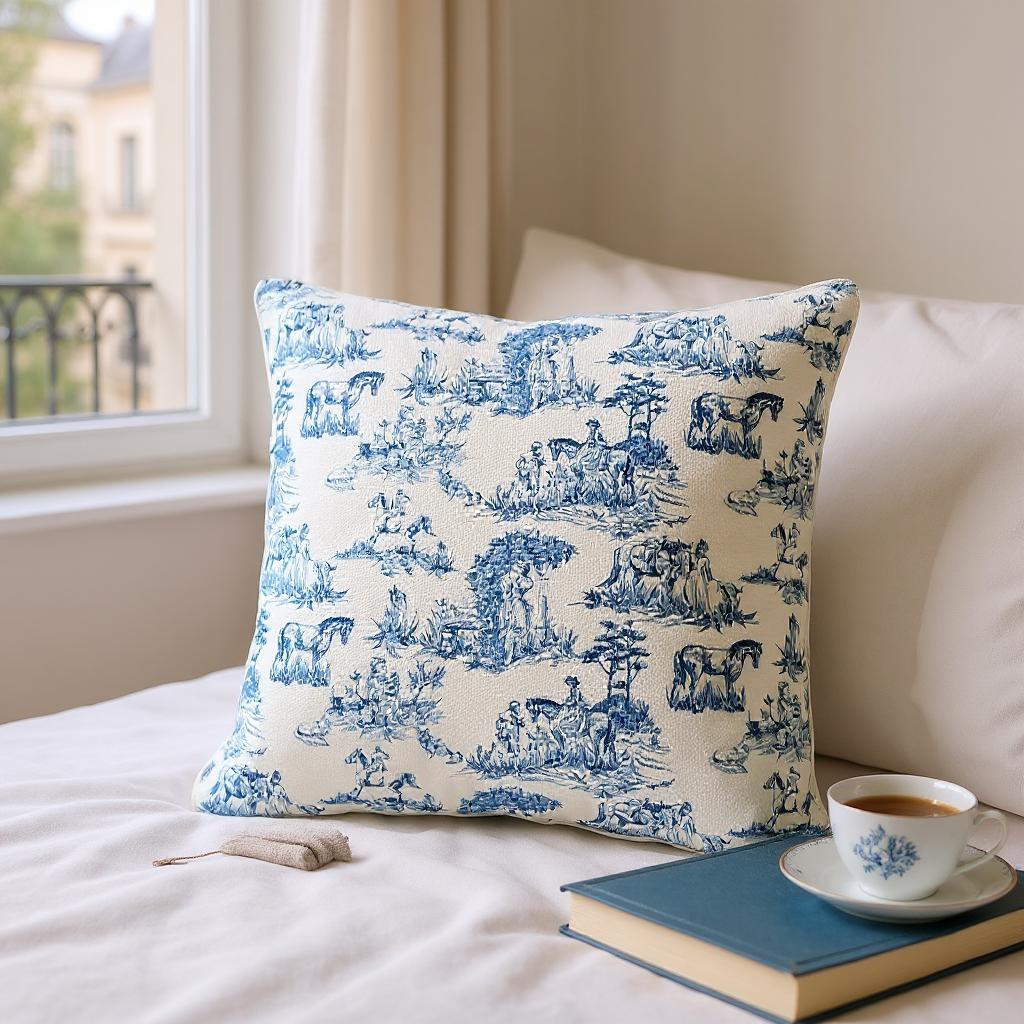 Toile Trot Cushion
