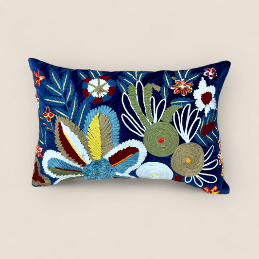 Blue Ember Cushion