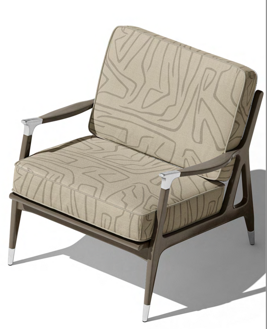 Contour Velvet Fabric - Fawn