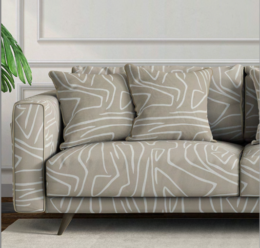 Contour Velvet Fabric - Driftwood