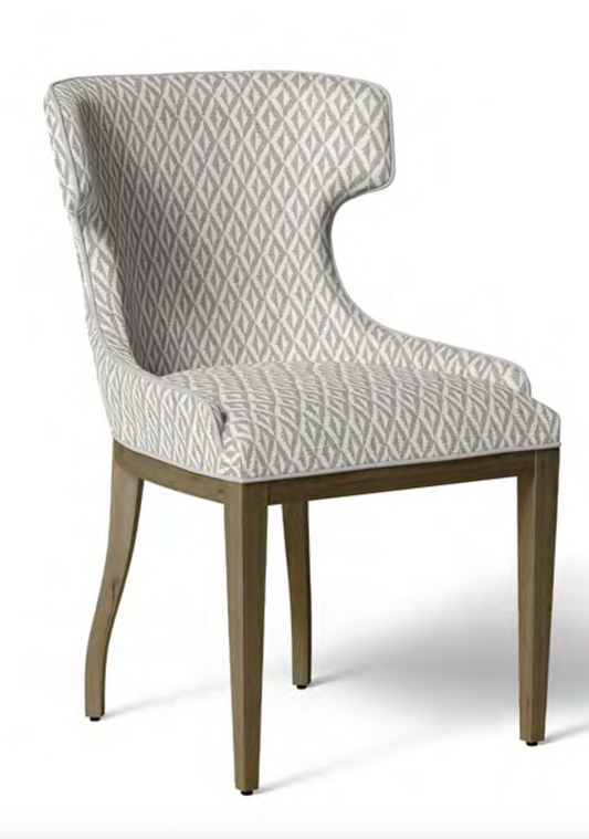 Facet Diamond Fabric - Grey