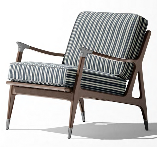 Tonal Stripe Fabric - Blue