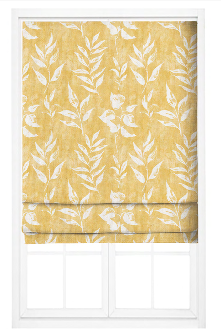 Verdant Trail Fabric – Yellow