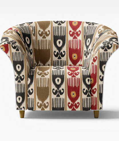 Ikat Grid Fabric – III