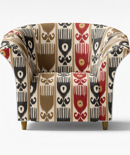 Ikat Grid Fabric – III