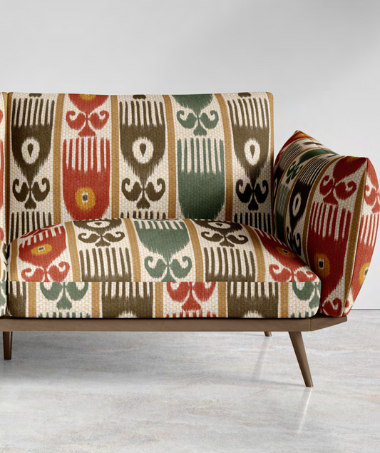 Ikat Grid Fabric – II