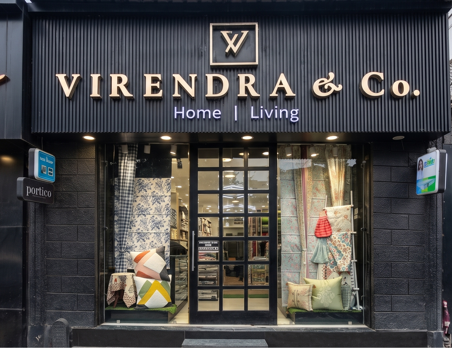 Virendra & Co. home and living store storefront