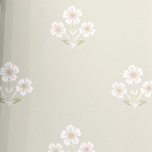 Sage Fleur Wallpaper