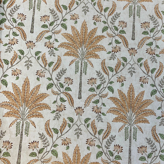 Gilded Palm Wallpaper – Ivory