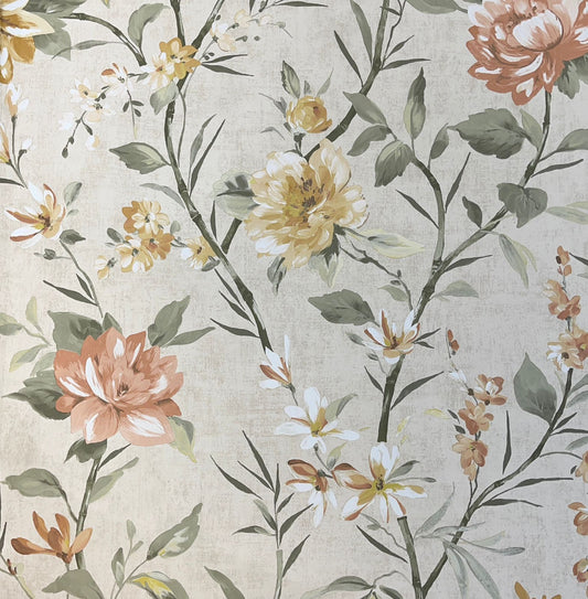 Meadow Muse Wallpaper - Ivory