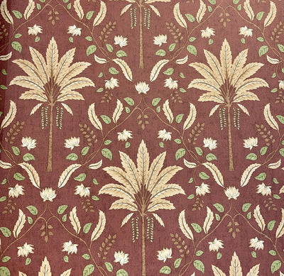 Gilded Palm Wallpaper – Rust
