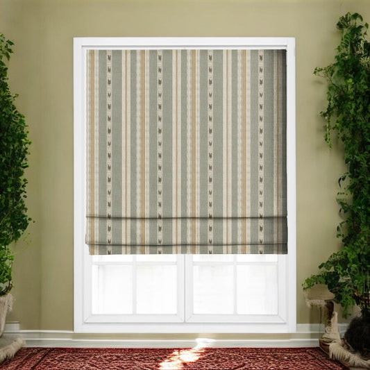 Heirloom Stripe Fabric - Sage Green