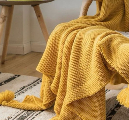 Cleo Throw - Yellow