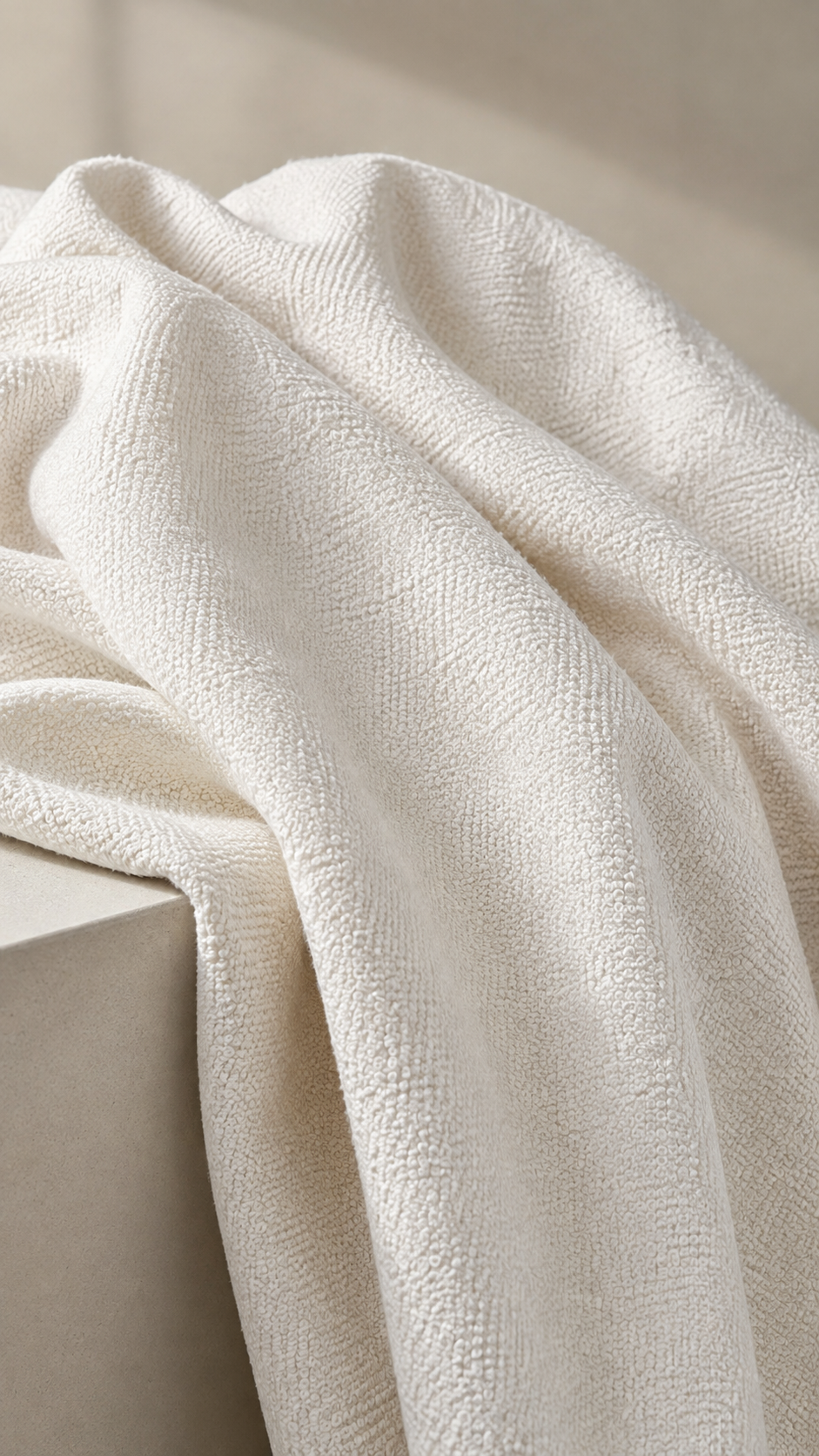 Modern Luxe Bouclé Fabric - White