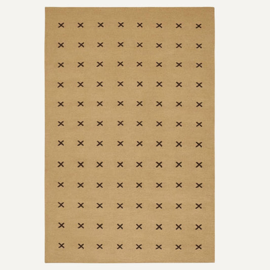 Cross Fade Rug - Brown/ Black