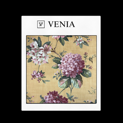Bloom Reverie Fabric - Yellow Ochre