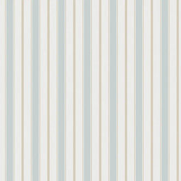 Balanced Stripes Wallpaper – Soft Blue