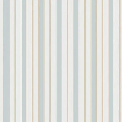 Balanced Stripes Wallpaper – Soft Blue