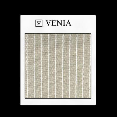 Pinstripe Fabric - Beige