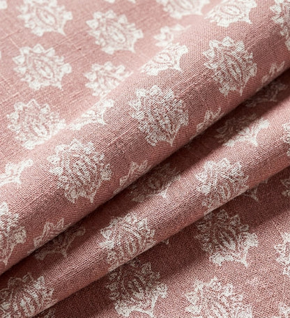 Pink Block Print Fabric