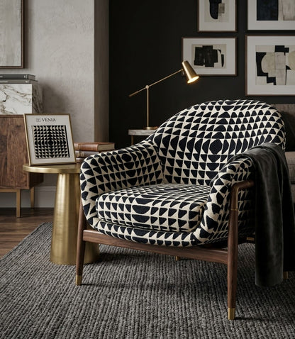 B&W Illusion Fabric